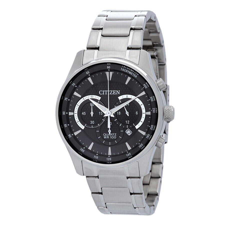 Citizen Men`s Chronograph Quartz Black Dial Watch - AN8191-59E