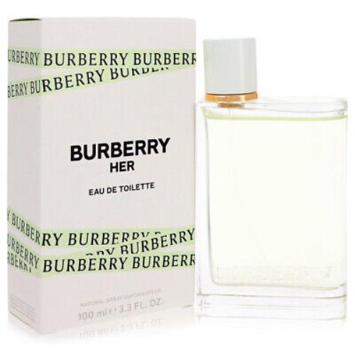 Burberry Her Perfume 3.4 oz Edt Spray For Women by Burberry