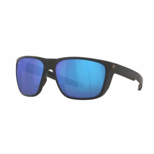 Costa Del Mar Frg 11 Obmglp Ferg Sunglasses Matte Black Blue Mirror 580G Lens - Blue , Black Frame, Blue Lens
