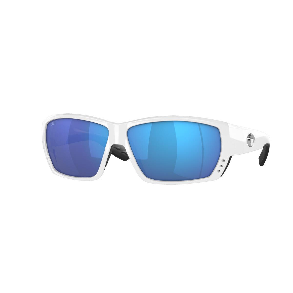 Costa Del Mar 06S 9009 Tuna Alley 25 White Blue Mirr 900938 Sunglasses