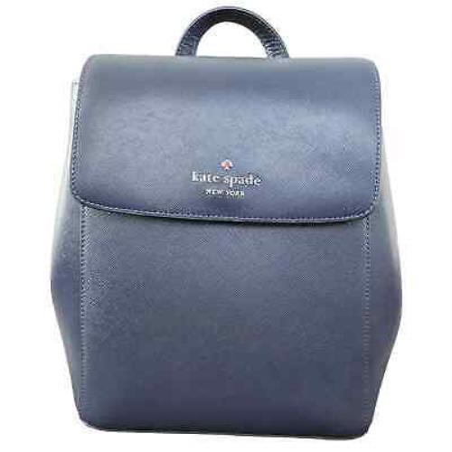 Kate Spade New York - Madison Leather Medium Backpack - Blue Shoulder Bag New