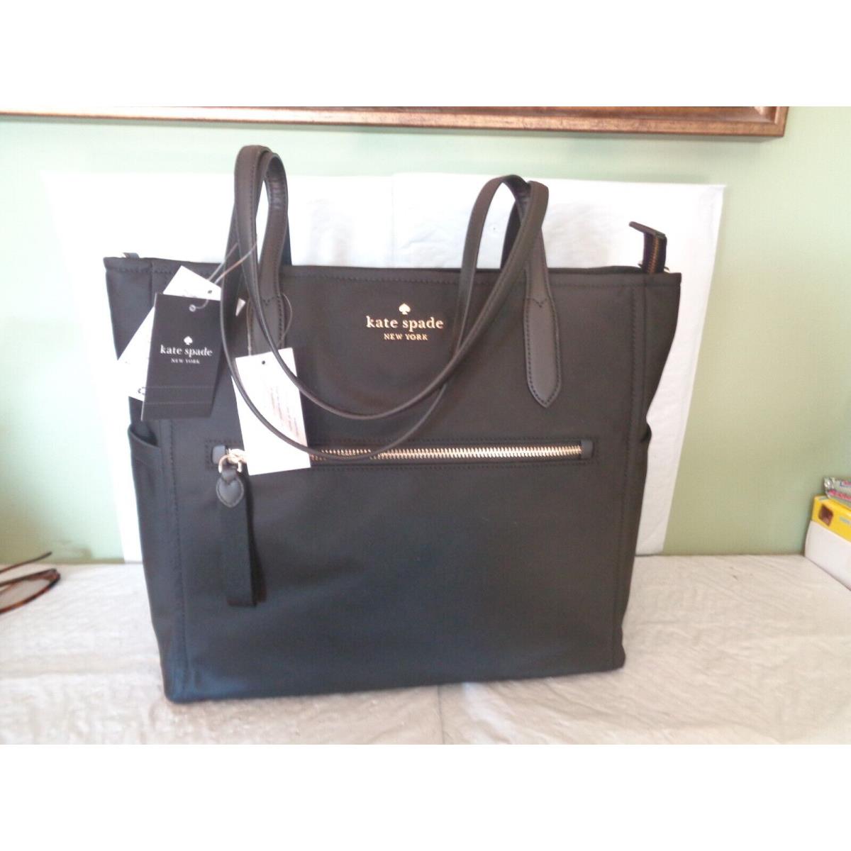 Kate Spade - Black - Nylon - Baby / Diaper Bag - Chelsea Shoulder Tote