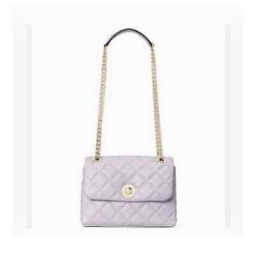 Kate Spade Lilac Natalia Flap Shoulder/ Crossbody Bag