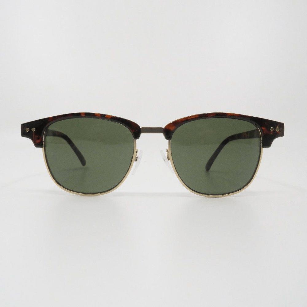 Calvin Klein CK20314S 235 Tortoise-gold/solid Green Square Sunglasses