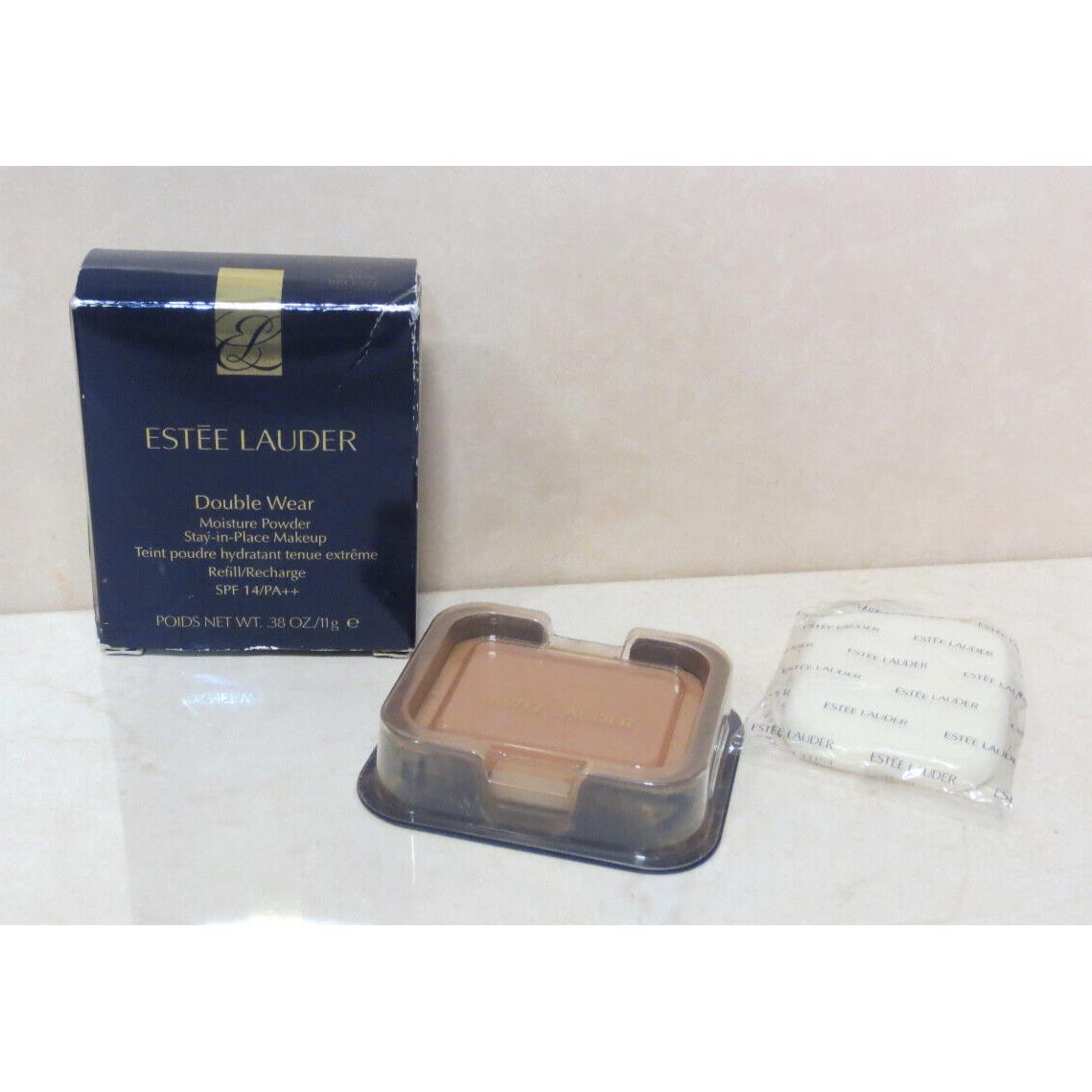 Estee Lauder Double Wear Moisture Powder Makeup Refill 10 Warm Bronze Read