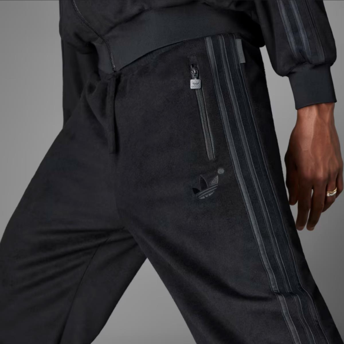 Adidas Premium Firebird Wool Blend Men Track Pants Black HM2343 Medium
