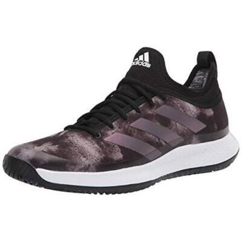 Adidas Men`s Defiant Generation Tennis Shoe Black/black/grey 11