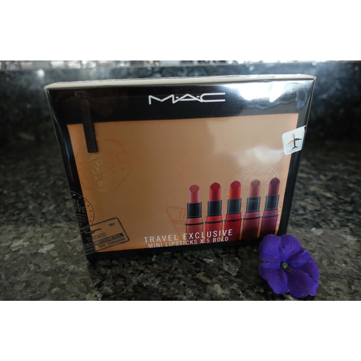 Mac Travel Exclusive Mini Lipstick X 5 Bold