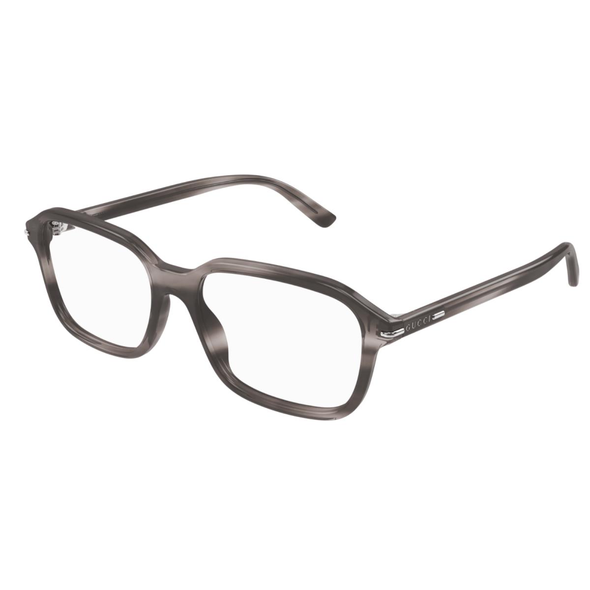 Gucci GG1446O 003 Havana Rectangular Men`s Eyeglasses