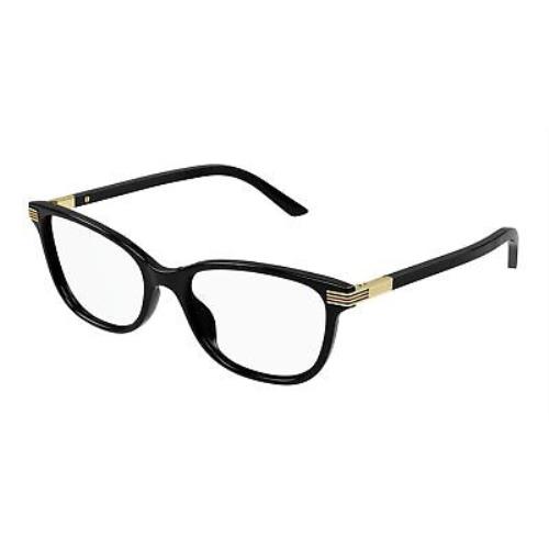 Gucci GG1451o-004 Black Black Eyeglasses - Frame: Black Black