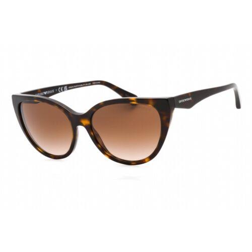 Emporio Armani Women`s Sunglasses Brown Gradient Lens Cat Eye 0EA4162 587913