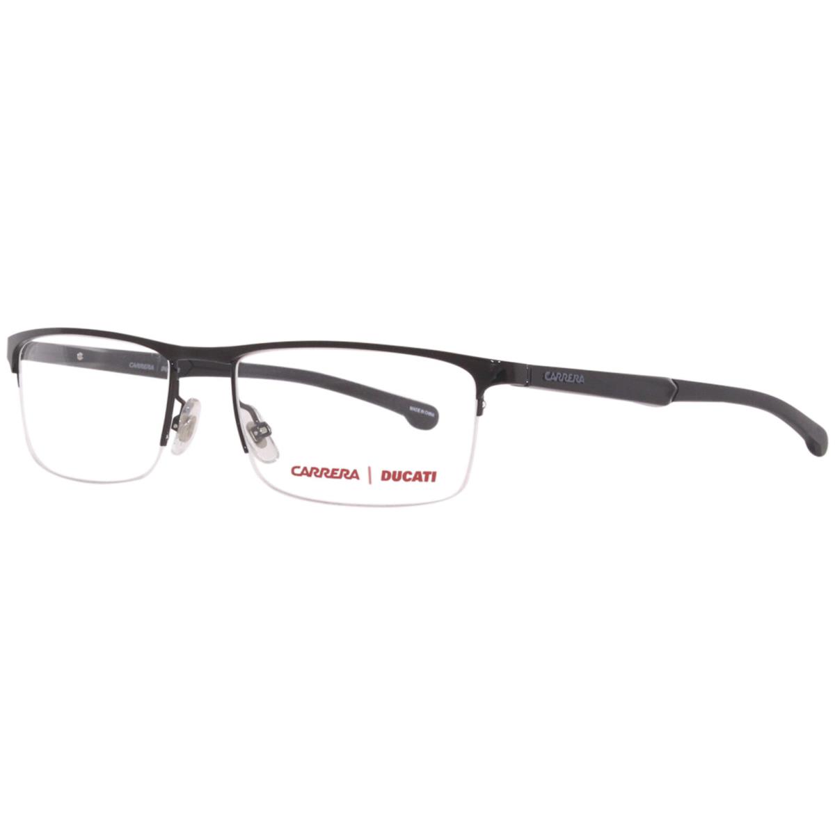 Carrera Ducati Carduc 009 807 Eyeglasses Frame Men`s Black Semi Rim 55mm - Frame: Black