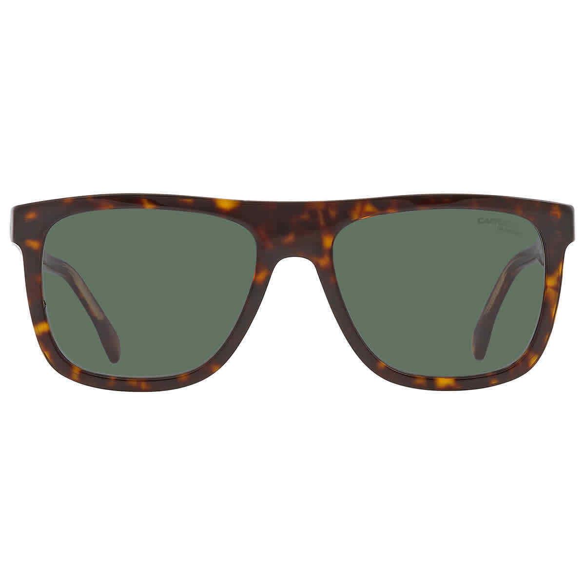 Carrera Green Browline Men`s Sunglasses Carrera 267/S 0086/QT 56 Carrera 267/S