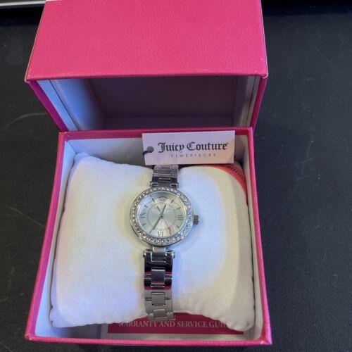 Juicy Couture Women`s Luxe Couture Stainless Steel Bracelet Watch 1901153