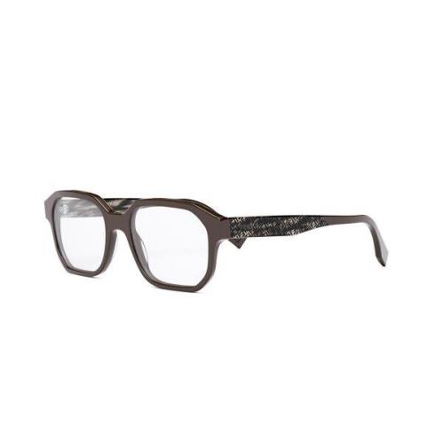 Fendi FE 50050I 050 Eyeglasses Brown Optical Frame 52mm