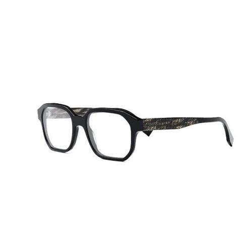 Fendi FE 50050I 090 Eyeglasses Black Optical Frame 52mm