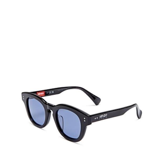 Kenzo Paris Boke Flower Round Sunglasses 50 - 22 - 150 Black Blue