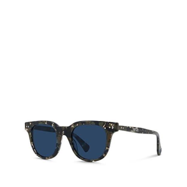 Kenzo Paris Boke Flower Geometric Sunglasses 48 - 21 - 150 Havana Blue