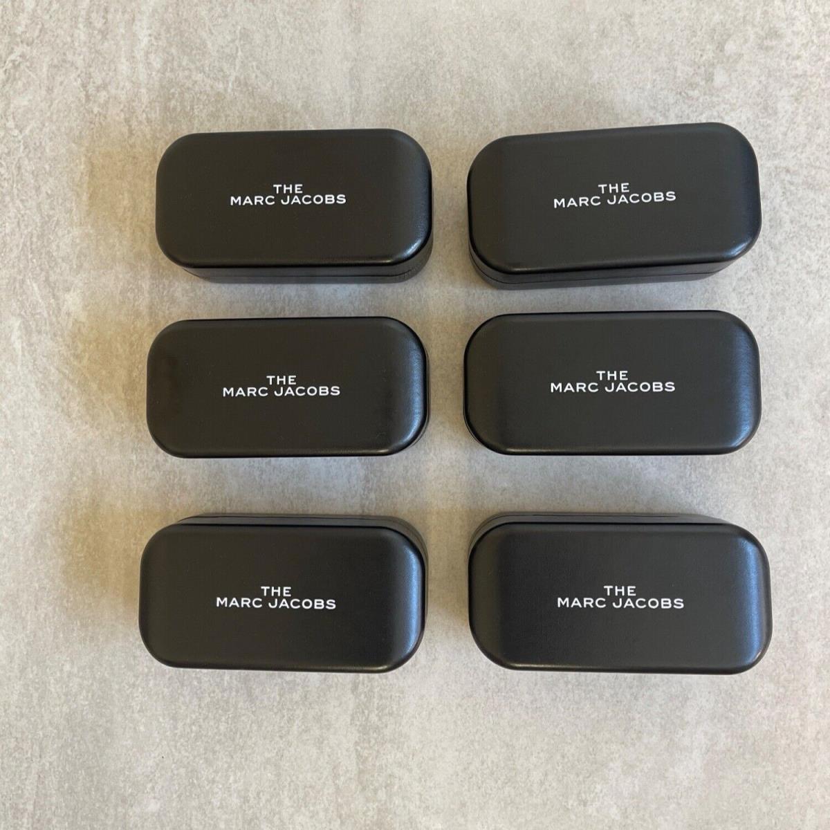 The Marc Jacobs Sunglasses Case with Cleaning Cloth Lot of 6 Black Clamshell