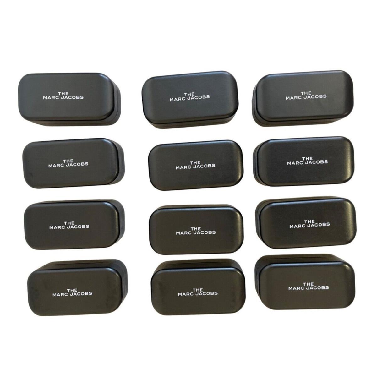 The Marc Jacobs Sunglasses Case with Cleaning Cloth Lot 12 Black Clamshell