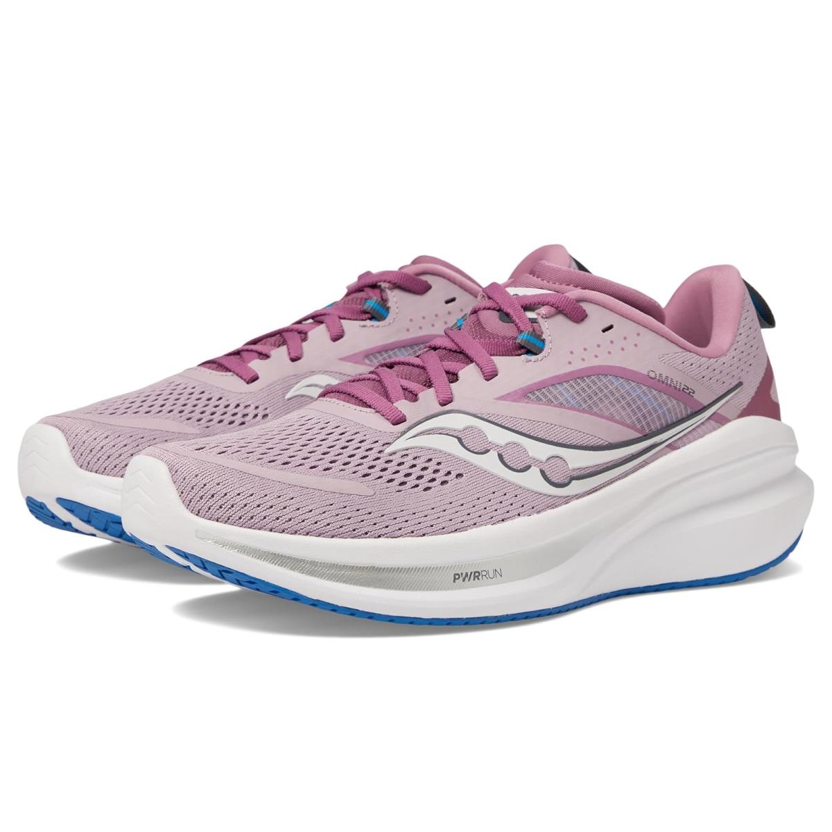 Woman`s Sneakers Athletic Shoes Saucony Omni 22 Orchid/Cobalt