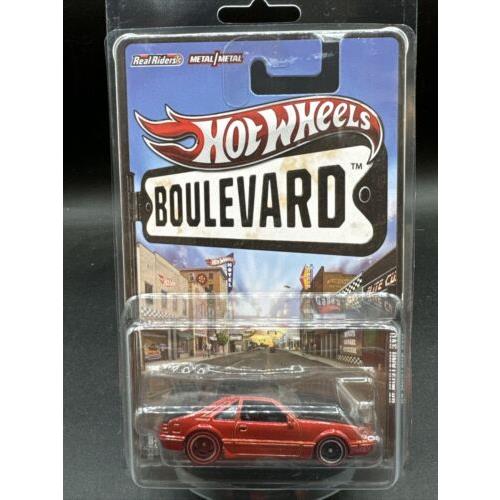 2012 Hot Wheels Red Orange 84 Ford Mustang Svo Boulevard