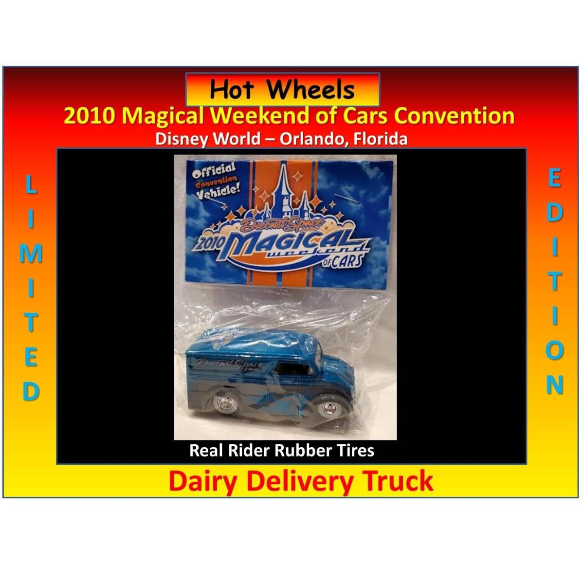 Hot Wheels Magical Weekend Cars Convention Disney Orlando Dairy Delivery 1 of 20