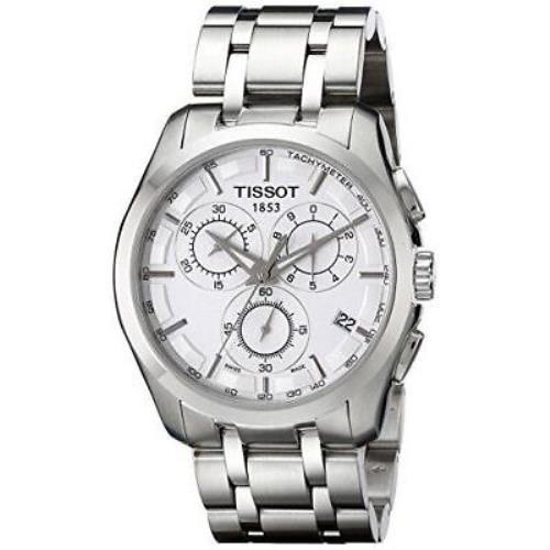 Tissot Couturier Silver Dial Stainless Steel Men`s Watch T035.617.11.031.00 - Dial: Silver, Band: Silver