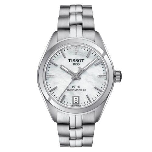 Tissot PR 100 Automatic Mother of Pearl Dial Ladies Watch T101.207.11.116.00