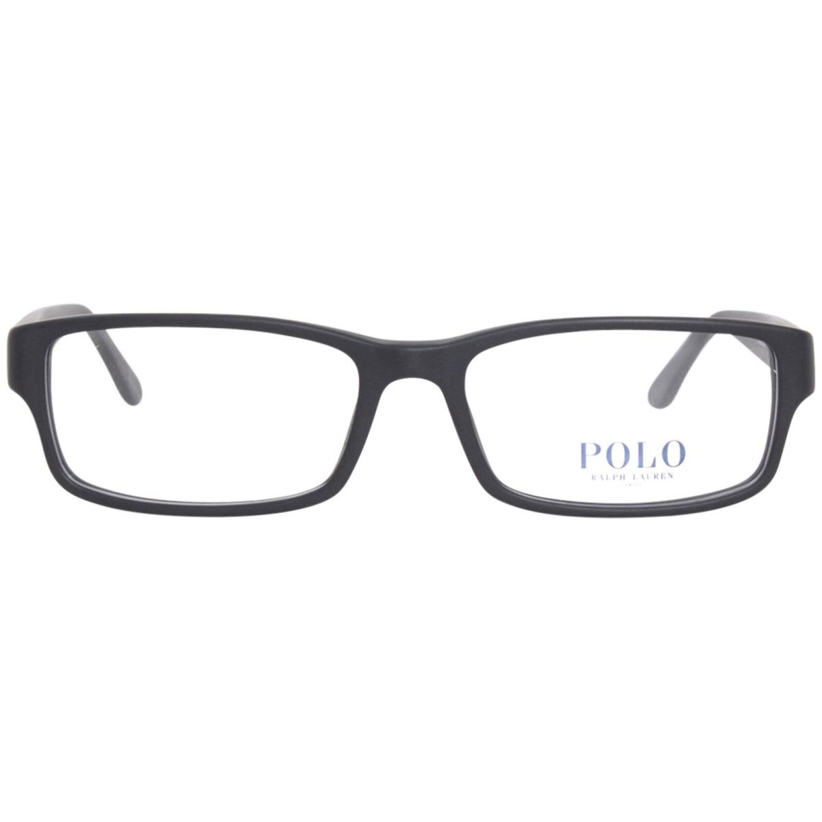 Polo Ralph Lauren PH2065 5284 Eyeglasses Frame Men`s Matte Black Full Rim 54mm