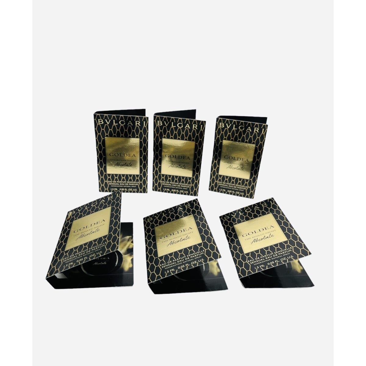 Perfume Bvlgari Goldea The Roman Night Sensual Eau de Parfum Sample X6 0.5 Italy