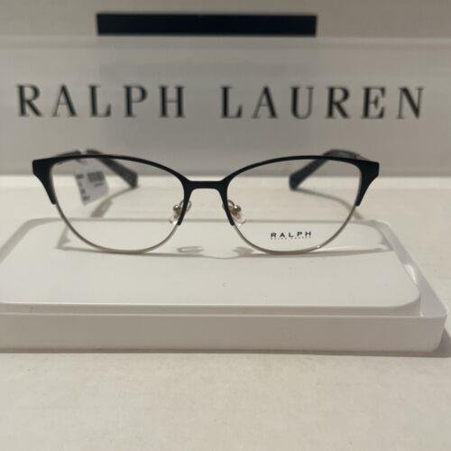 Ralph Lauren Ralph Woman s Ra6055 Black and Gold Cat Eye Eyewear Frames 54mm