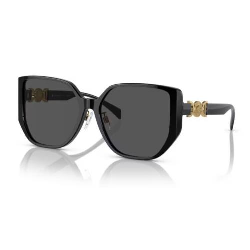 Versace 0VE4449D GB1/87 Black/ Dark Grey Gradient Square Women`s Sunglasses