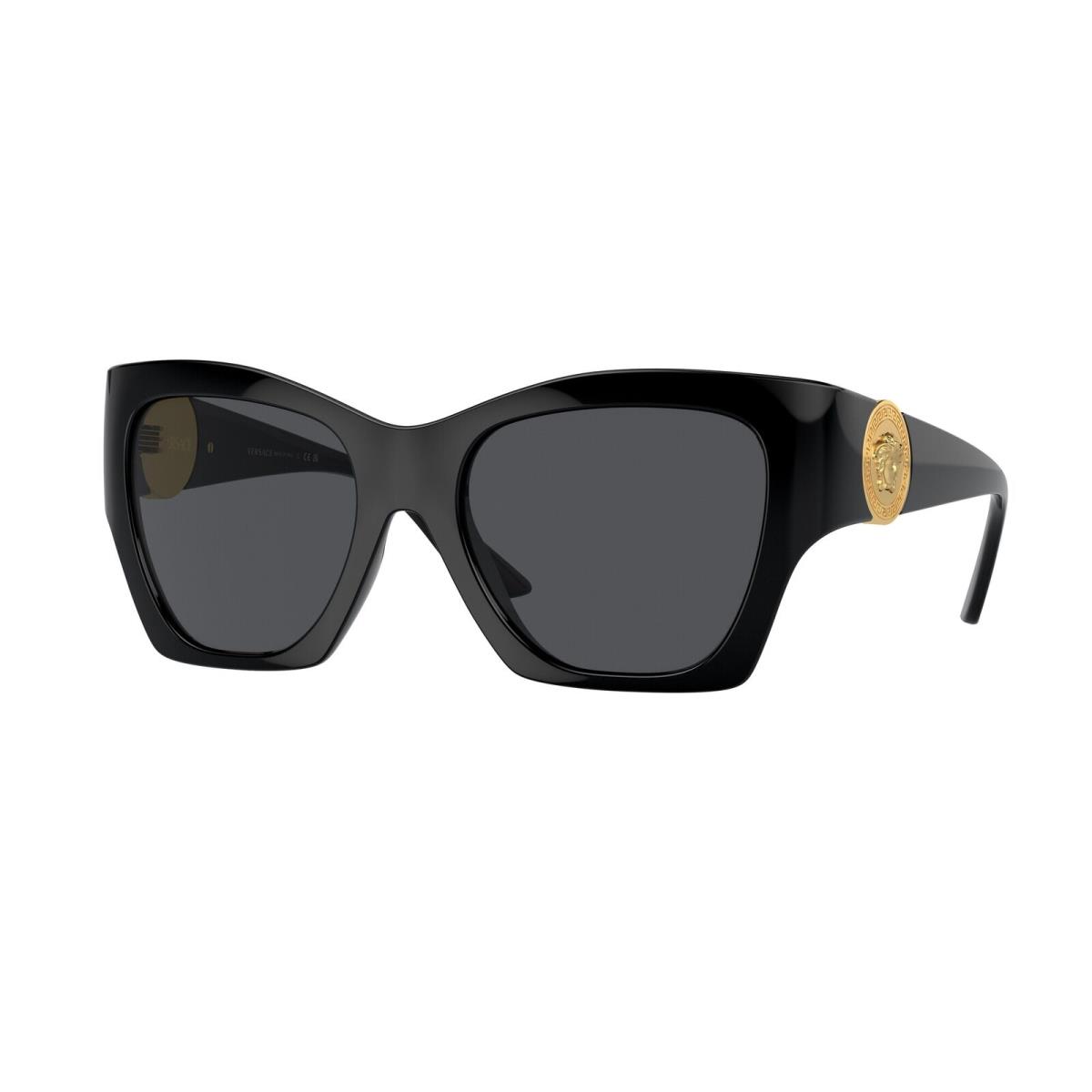 Versace VE4452 GB1 87 Black Dark Grey 55 mm Women`s Sunglasses