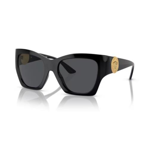 Versace 0VE4452 GB1/87 Black/ Dark Grey Soft Square Women`s Sunglasses