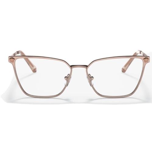 Versace Eyeglasses VE1275 1412 Rose Gold Square Frames 54MM Rx-able