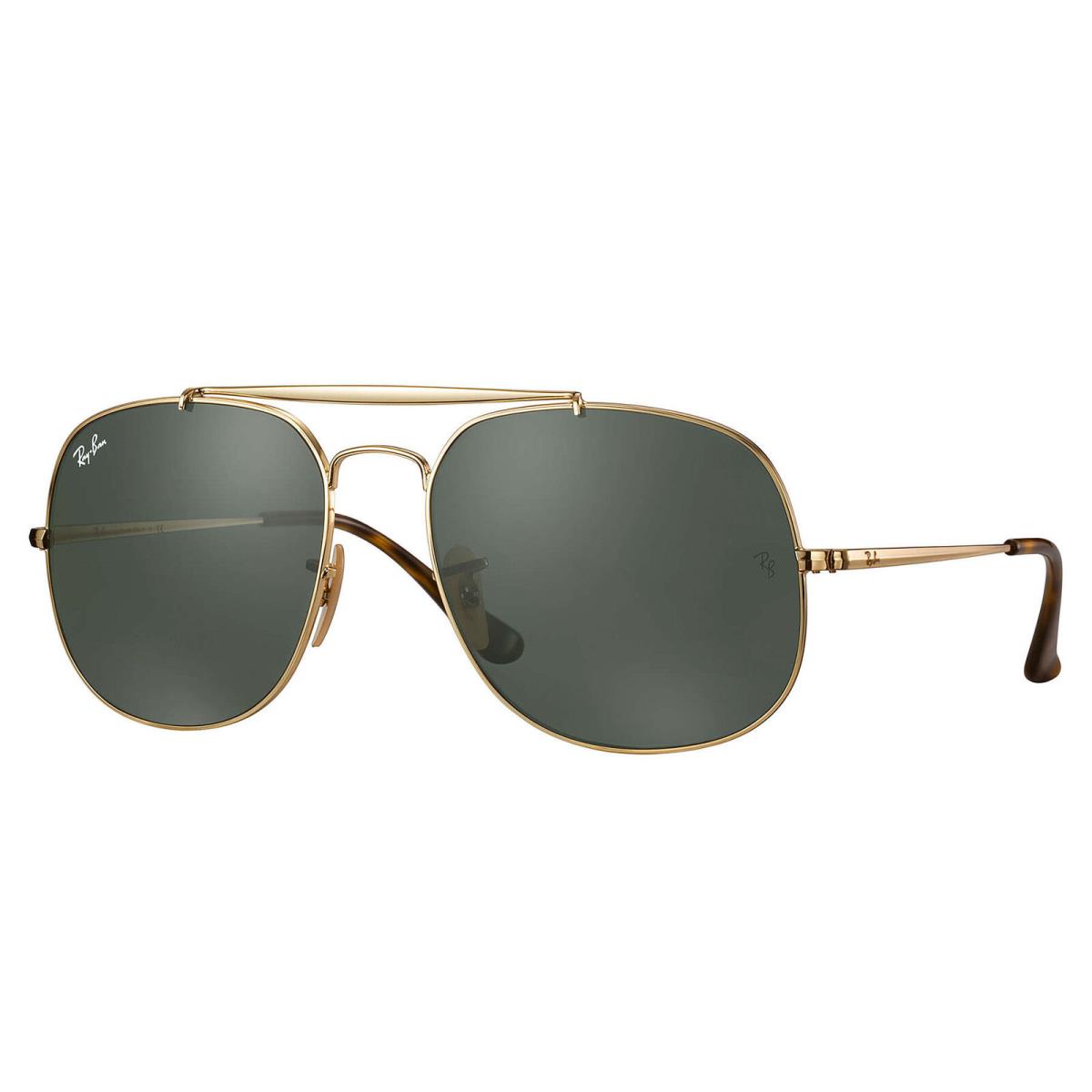 Ray-ban RB3561 Metal Frame General Sunglasses 57mm Color Options Gold/ Green Classic