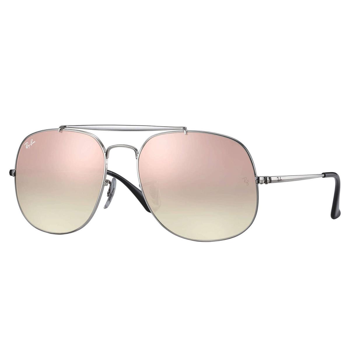 Ray-ban RB3561 Metal Frame General Sunglasses 57mm Color Options Silver/ Copper Gradient Flash