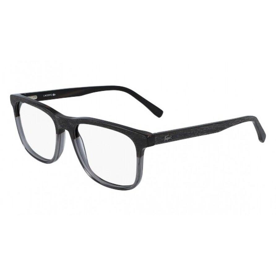 Lacoste L2849 Eyeglasses 035 Transparent Grey/wood