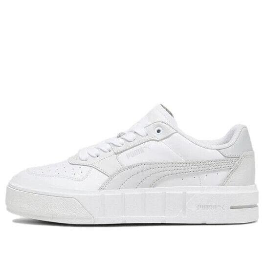 Puma Cali Court Leather-light Gray Women`s Casual Sneakers Shoes - Gray