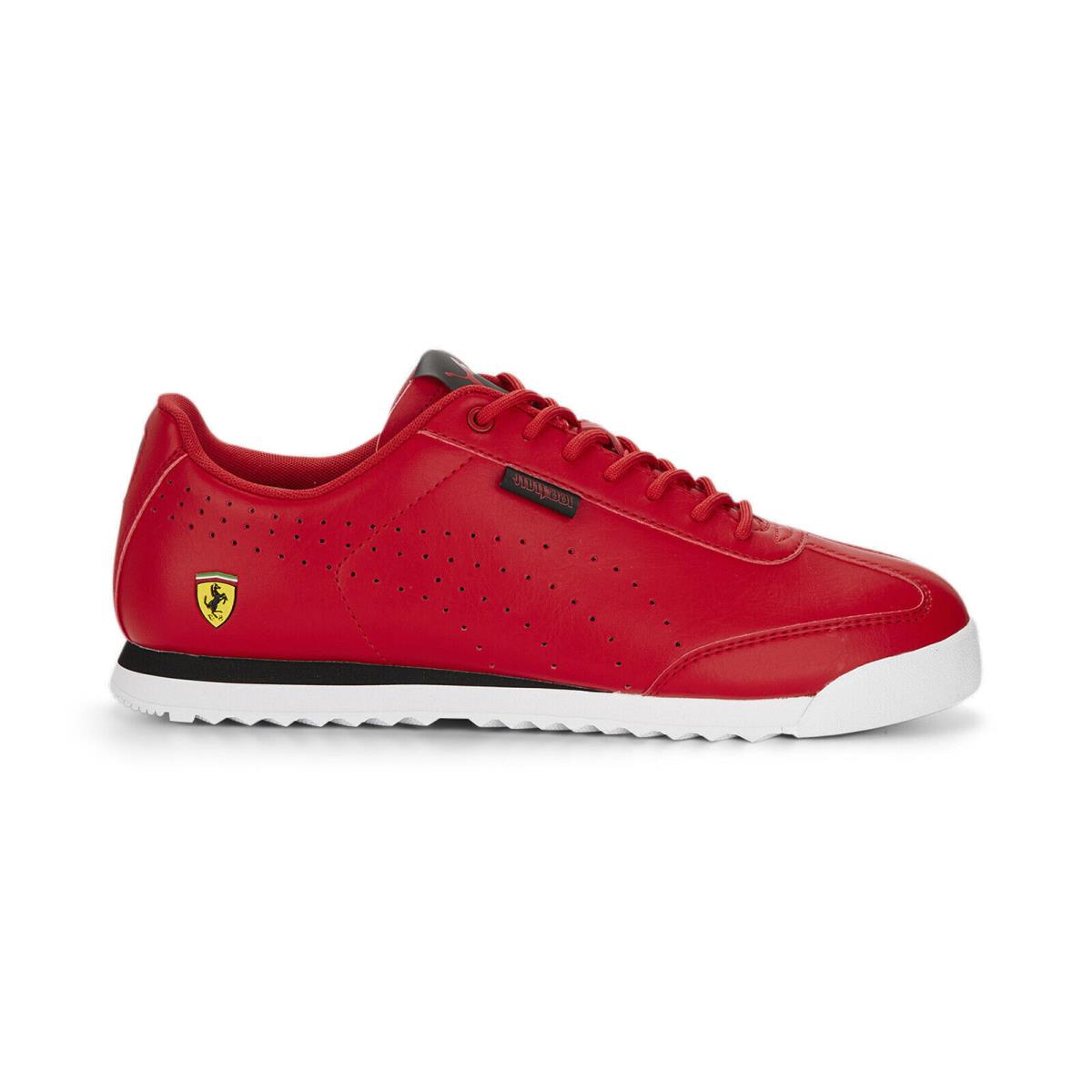 Puma Mens Ferrari Roma Via Perf Red Motorsport Sneakers Shoes - Red