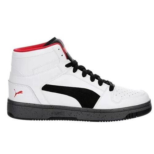 Puma Rebound Layup Elevated Mens Mid High Top Basketball Sneakers Shoes Softfoam