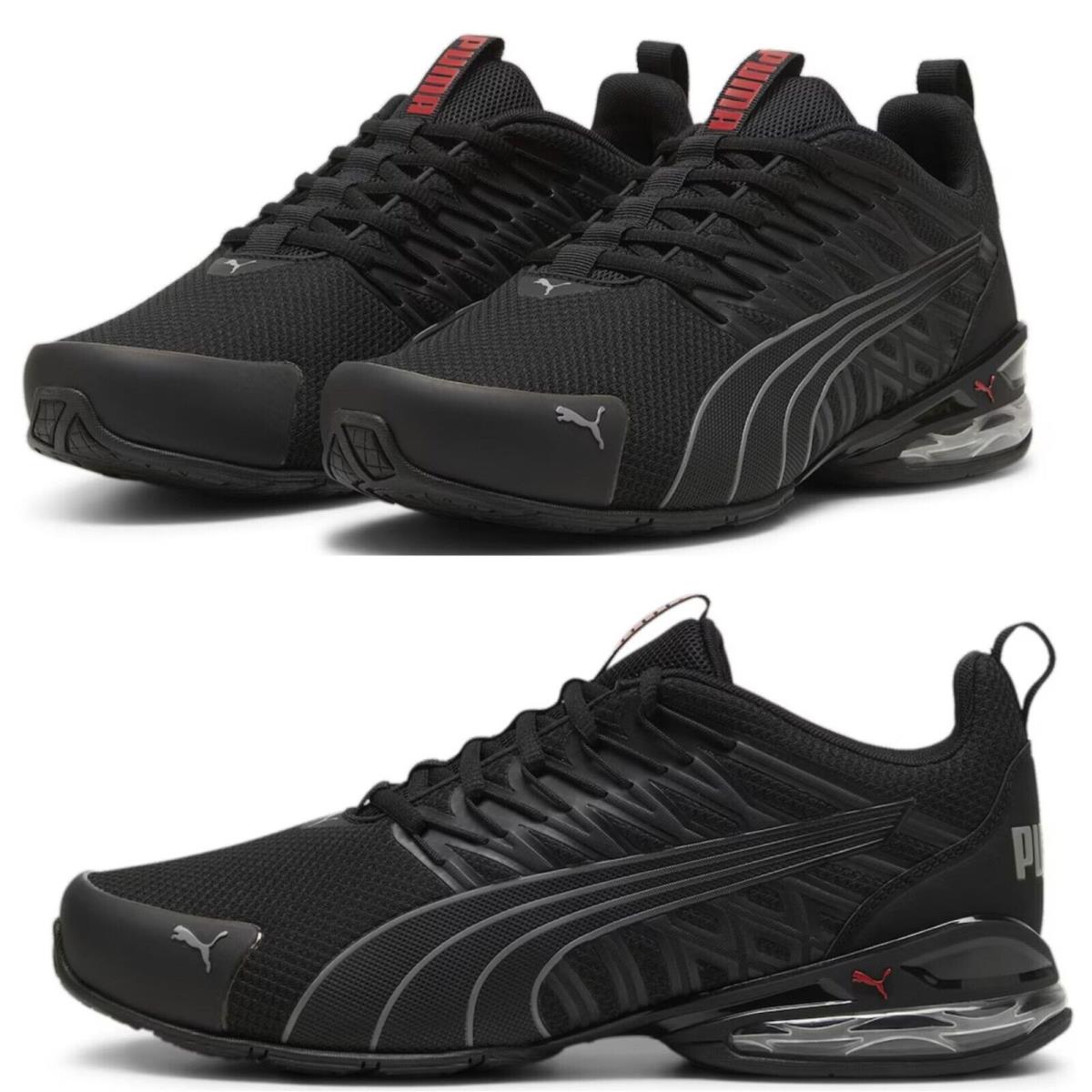 Puma Voltaic Casual Shoes Athletic Sneakers Mens Black Red All Sizes