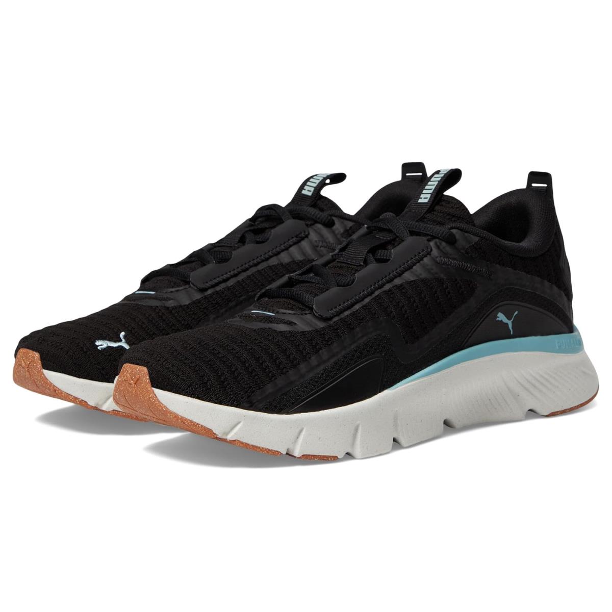 Woman`s Sneakers Athletic Shoes Puma Flexfocus Lite Better Knit PUMA Black/Turquoise Surf