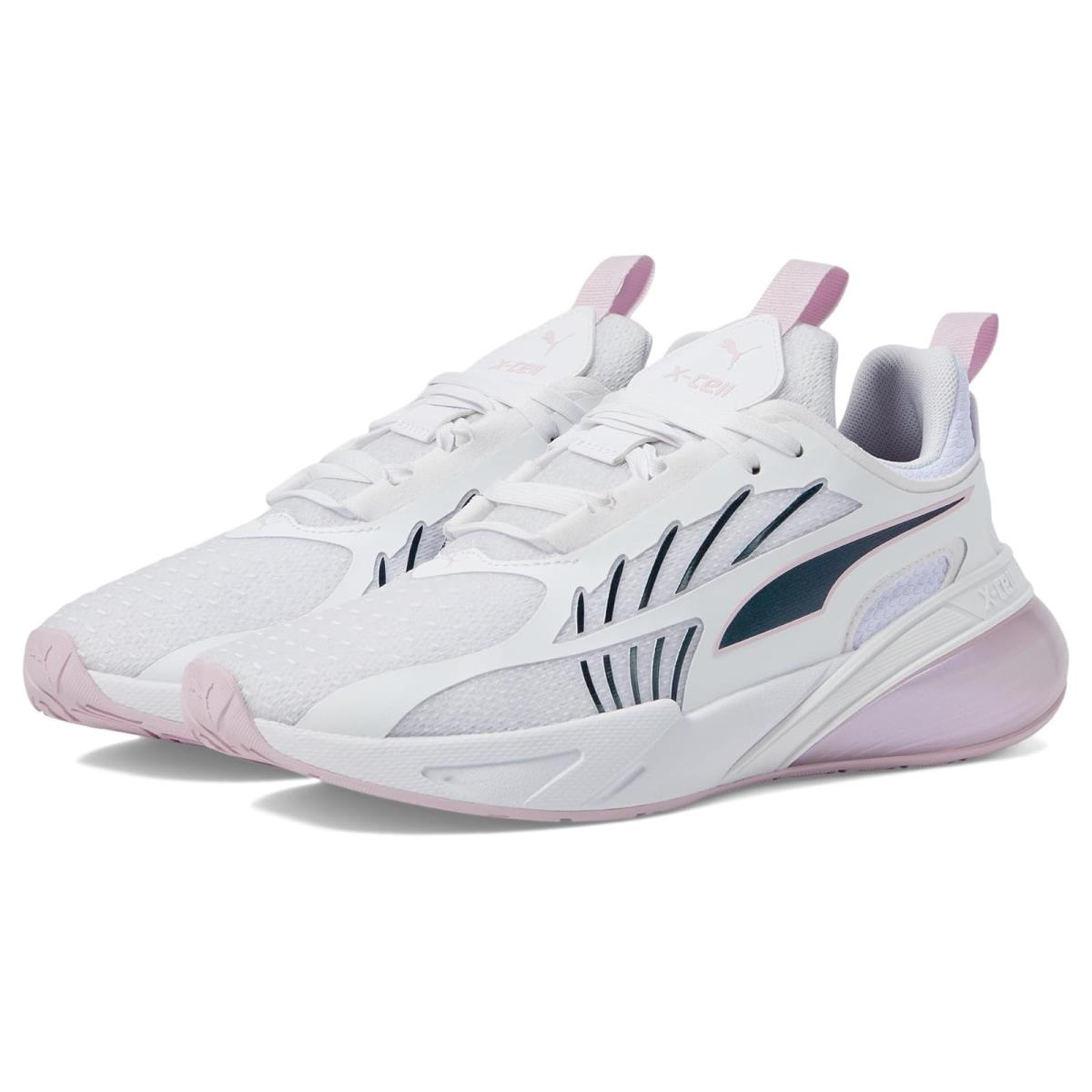 Woman`s Sneakers Athletic Shoes Puma X-cell Action Metachromatic PUMA White/Grape Mist