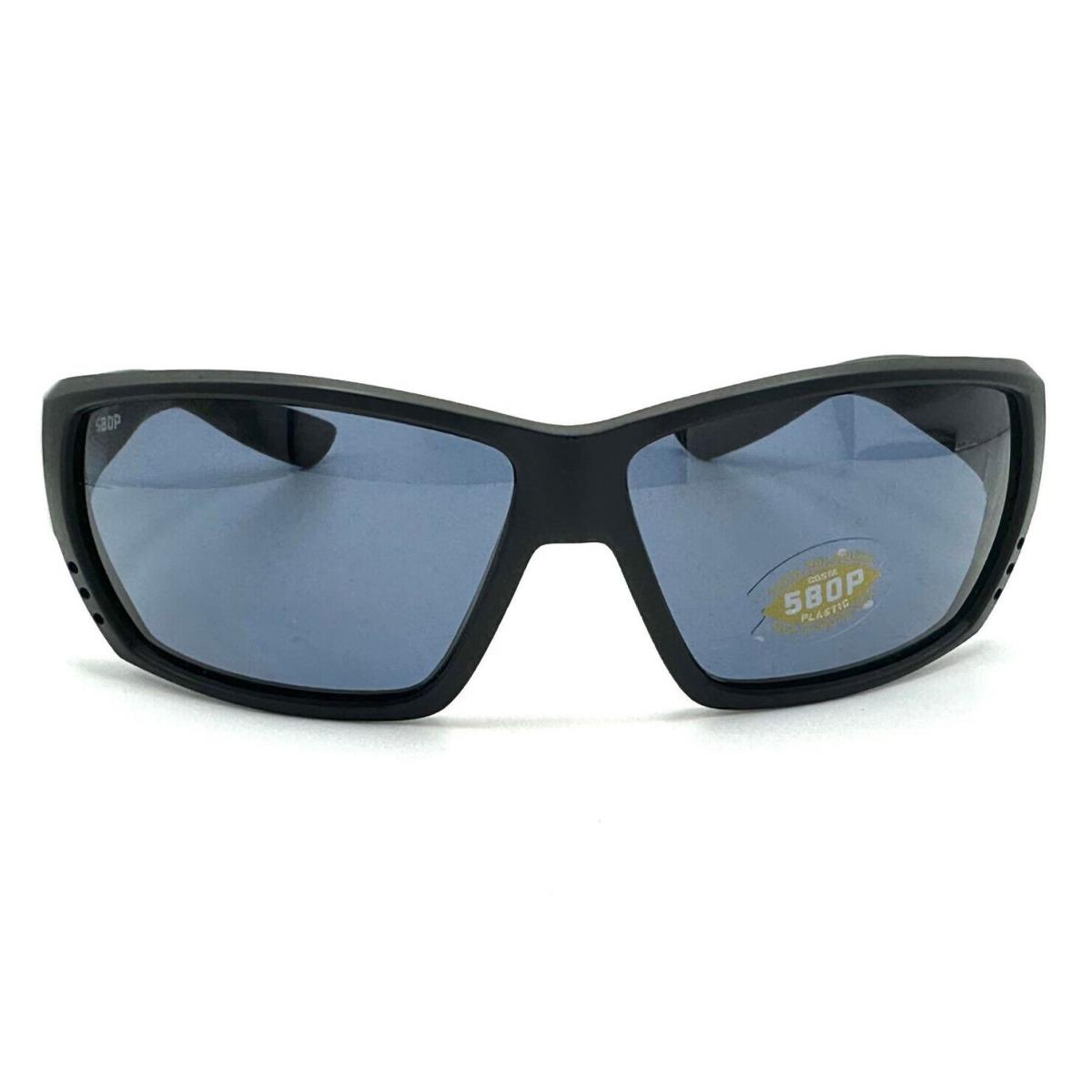 Costa Del Mar Tuna Alley Sunglasses Blackout/gray 580Plastic - Frame: Blackout, Lens: Gray 580Plastic