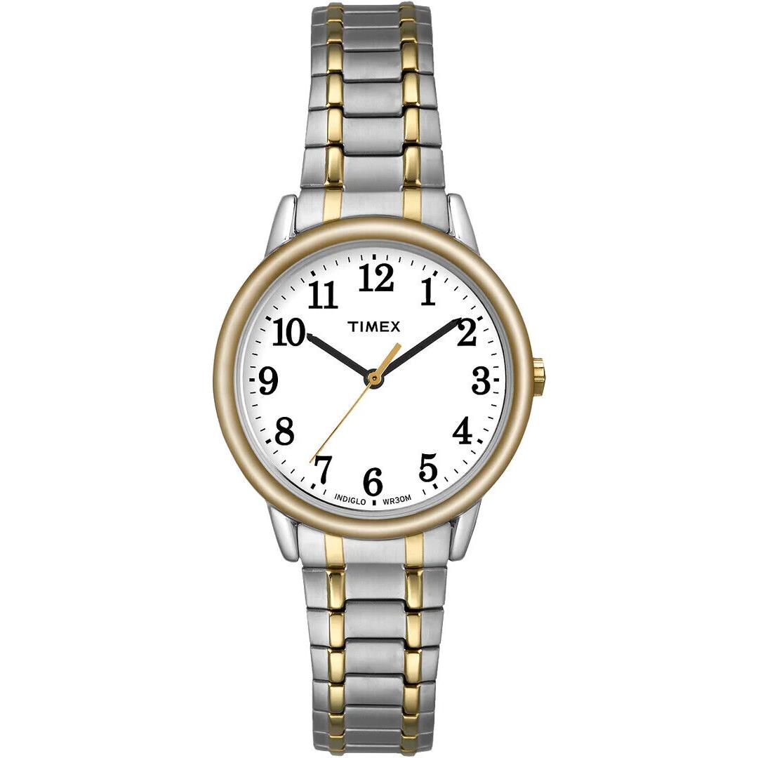 Timex Women`s Easy Reader Two-tone Stainless Steel Expansion Band Watch