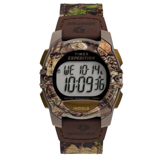 Timex Expedition Digital Chrono Alarm Timer Camo Fabric Men`s Watch TW4B19800