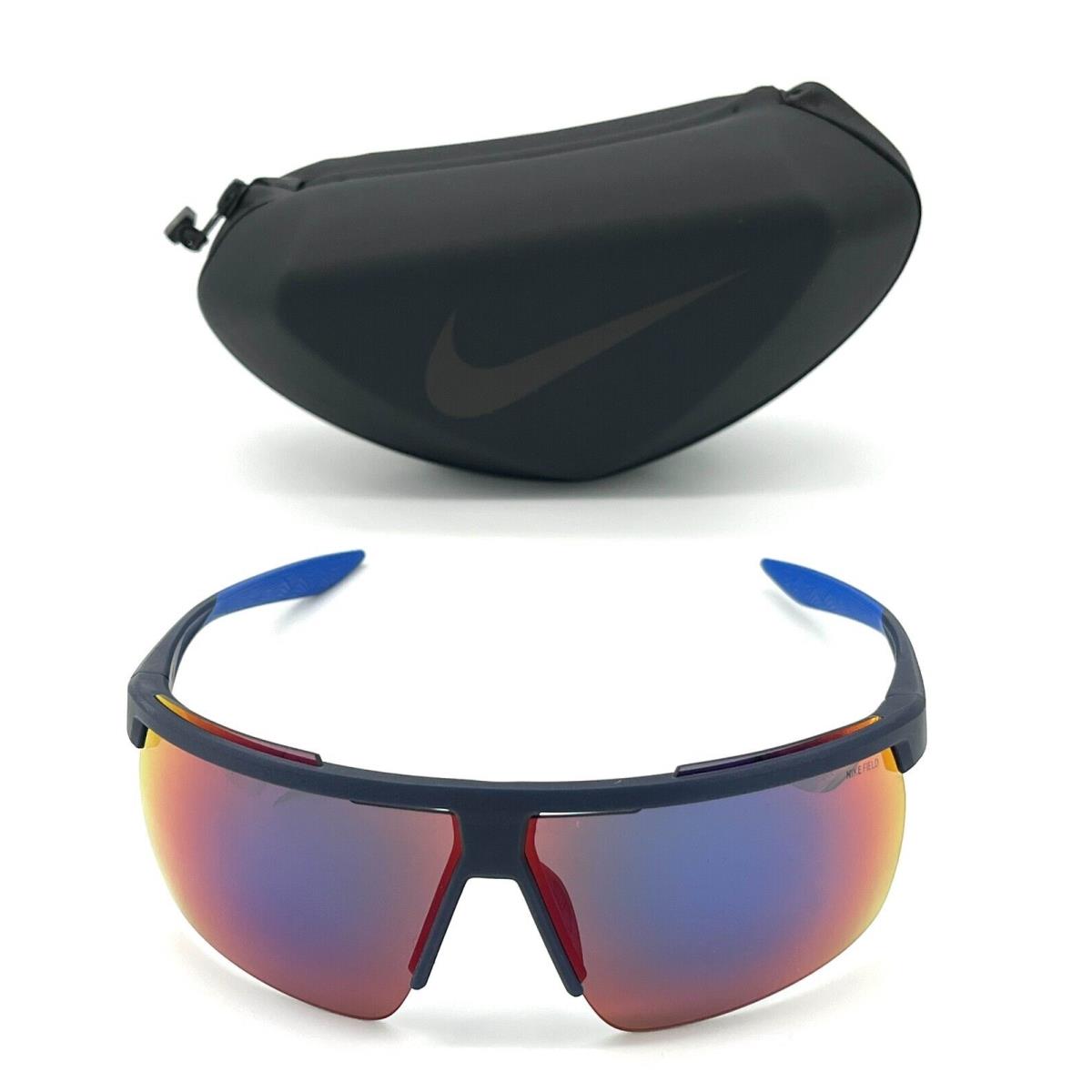 Nike Windshield CW4662-451 Obsidian / Blue Field Tint 75mm Sunglasses