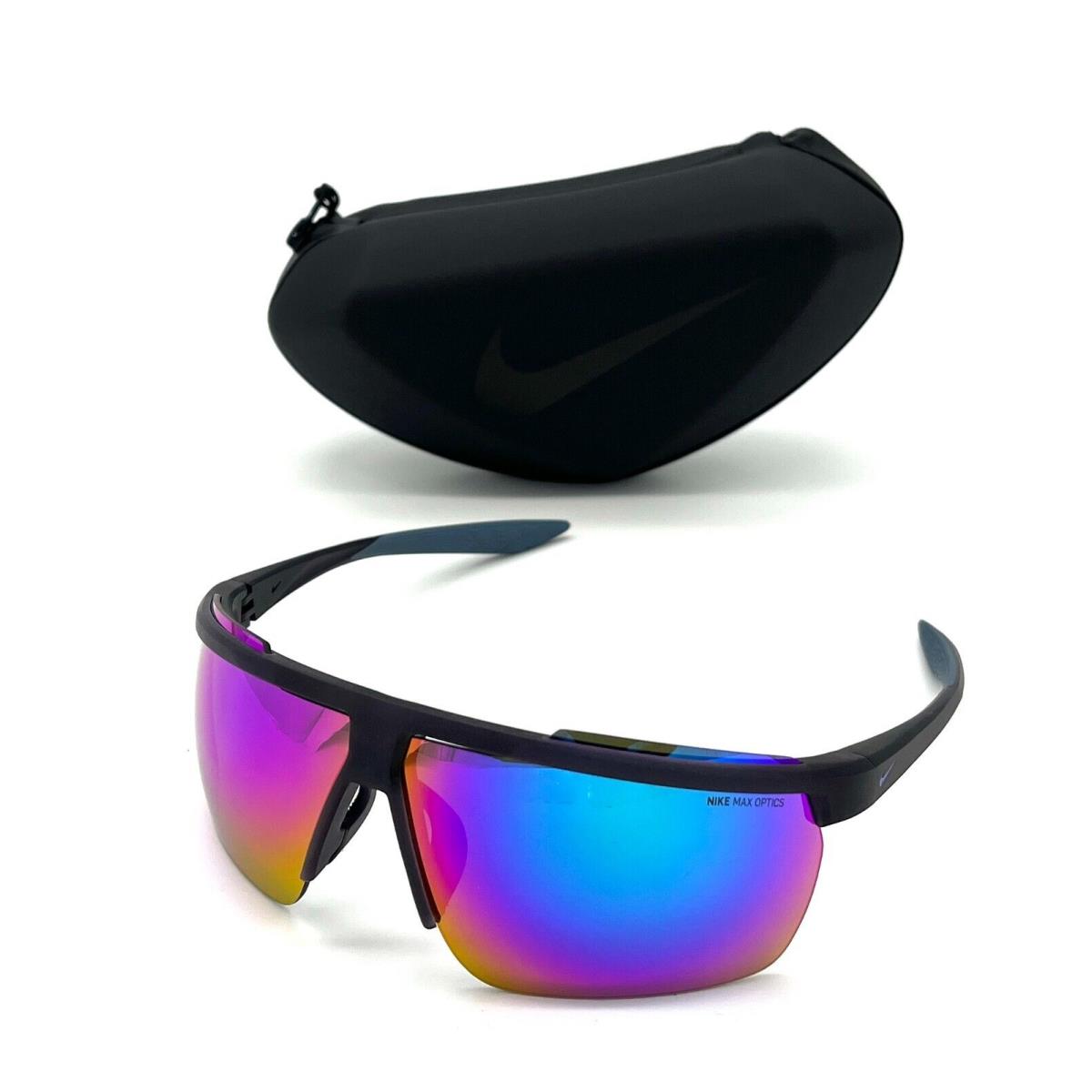 Nike Windshield CW4663 525 Matte Grand Purple / Turquoise 75mm Sunglasses - Frame: Matte Grand Purple, Lens: Turquoise Mirror